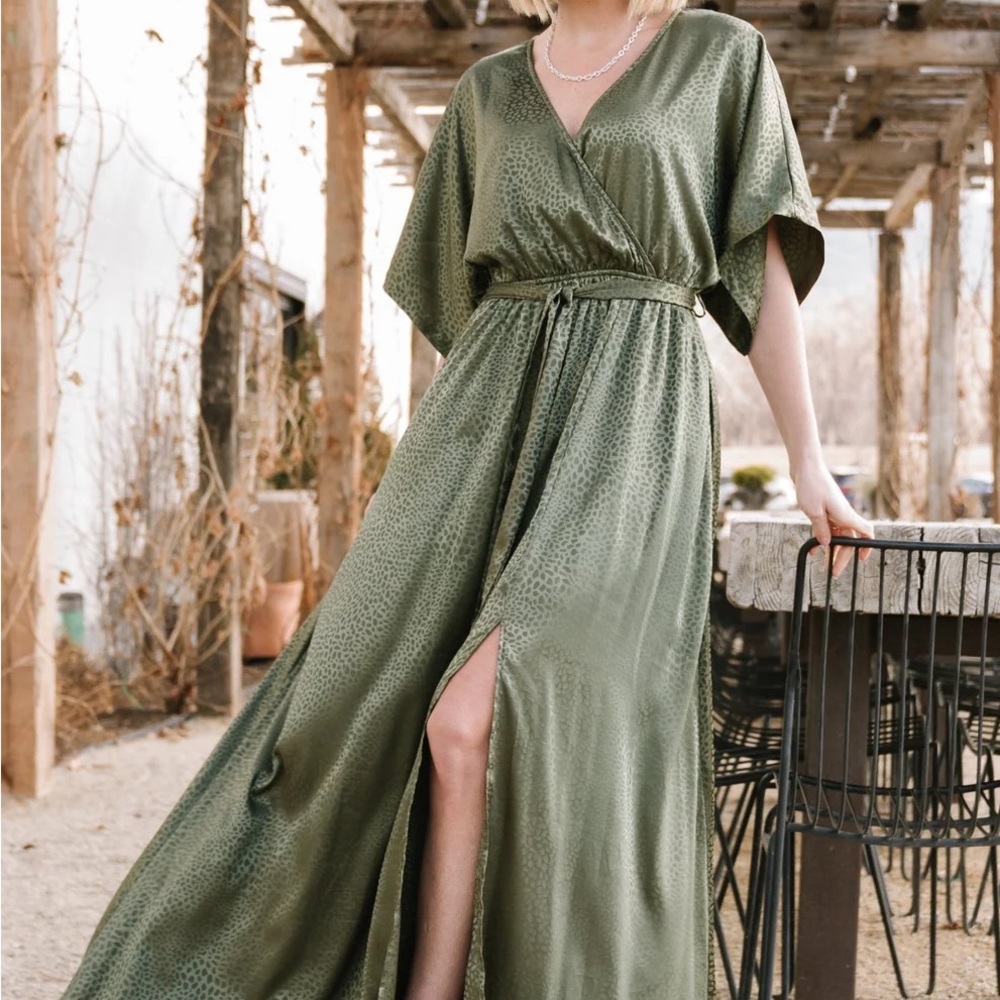 Baltic Born Olive Green Savannah  Maxi Dress